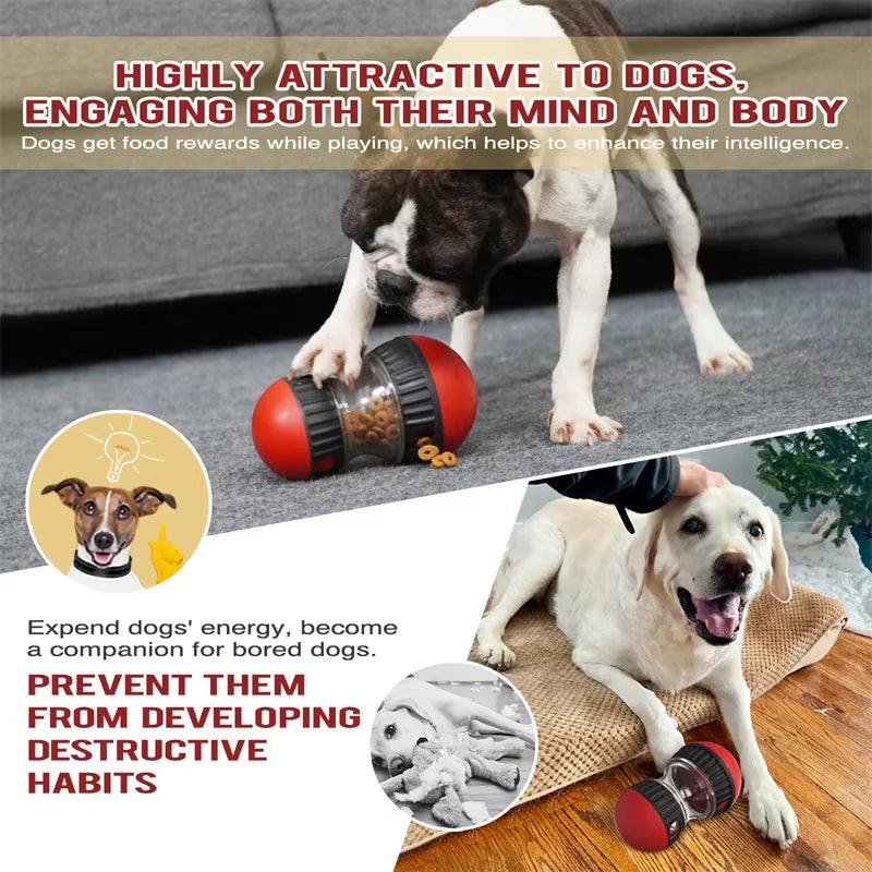 Dog Toys Increase Intelligence Elliptical Track Rolling Ball Leaky Food Develop Good Habits Sturdy Durable Interactive Pet Toys